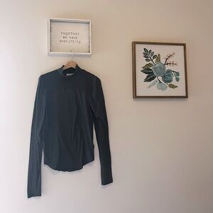 Free People, We The Free, Charcoal Gray, Size Large